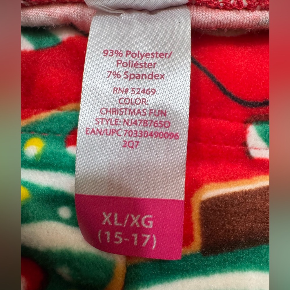 NWOT Festive Red Christmas Leggings - Picture 5 of 5